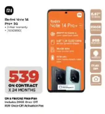 HiFi Corp Redmi Note 14 Pro+ 5G offer