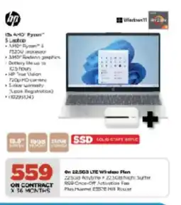 HiFi Corp HP 15s AMD Ryzen 5 Laptop offer