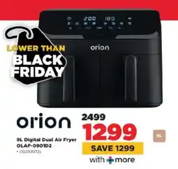 HiFi Corp Orion Digital Dual Air Fryer offer