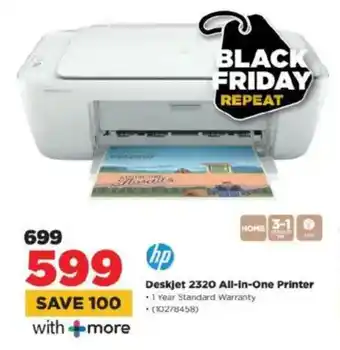 HiFi Corp HP Deskjet 2320 All-in-One Printer offer