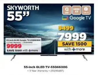 HiFi Corp SKYWORTH 55-inch QLED TV-55Q6600G offer