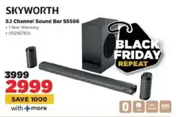 HiFi Corp SKYWORTH 5.1 Channel Sound Bar SS586 offer