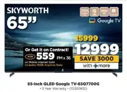 HiFi Corp SKYWORTH 65-inch QLED Google TV-65Q7700G offer