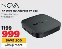 HiFi Corp NOVA 4K Ultra HD Android TV Box offer