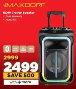 HiFi Corp MAXDORF 180W Trolley Speaker offer