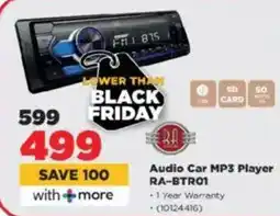 HiFi Corp Audio Car MP3 Player RA-BTRO1 offer