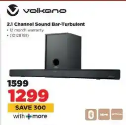 HiFi Corp Volkano 2.1 Channel Sound Bar-Turbulent offer