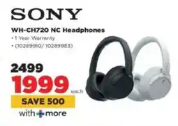 HiFi Corp SONY WH-CH720 NC Headphones offer