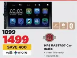 HiFi Corp MPS RABTR07 Car Radio offer