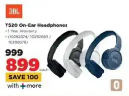 HiFi Corp JBL T520 On-Ear Headphones offer