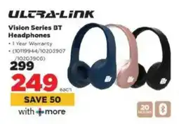 HiFi Corp ULTRA-LINK Vision Series BT Headphones offer