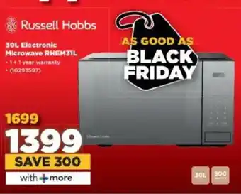 HiFi Corp Russell Hobbs Electronic Electronic Microwave RHEM31L offer