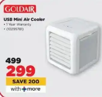 HiFi Corp GOLDAIR USB Mini Air Cooler offer