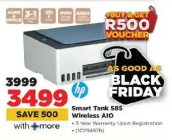 HiFi Corp HP Smart Tank 585 Wireless AIO offer