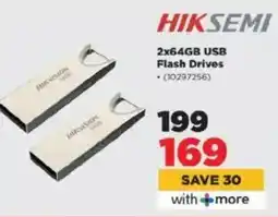 HiFi Corp HIKSEMI 2x64GB USB Flash Drives offer