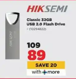 HiFi Corp HIKSEMI Classic 32GB USB 2.0 Flash Drive offer