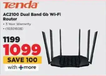 HiFi Corp Tenda AC2100 Dual Band Gb Wi-Fi Router offer