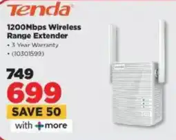 HiFi Corp Tenda 1200Mbps Wireless Range Extender offer