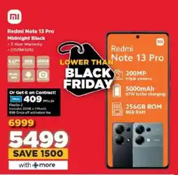 HiFi Corp Redmi Note 13 Pro Midnight Black offer