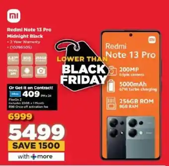 HiFi Corp Redmi Note 13 Pro Midnight Black offer