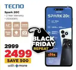 HiFi Corp TECNO Spark 20C offer