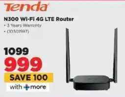 HiFi Corp Tenda N300 Wi-Fi 4G LTE Router offer