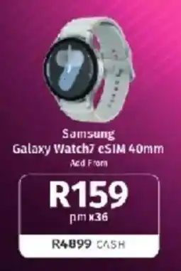 Vodacom Samsung Galaxy Watch7 eSIM 40mm offer