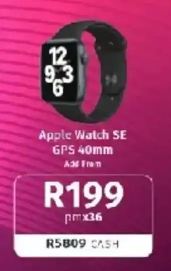 Vodacom Apple Watch SE GPS 40mm offer