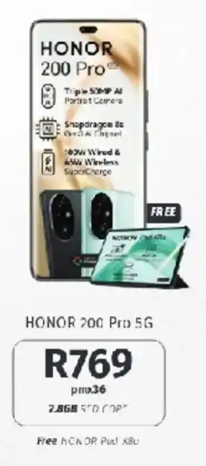 Vodacom HONOR 200 Pro 5G offer