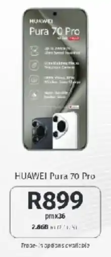 Vodacom HUAWEI Pura 70 Pro offer