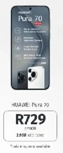 Vodacom HUAWEI Pura 70 offer