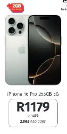 Vodacom iPhone 16 Pro 256GB 5G offer