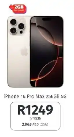 Vodacom iPhone 16 Pro Max 256GB 5G offer