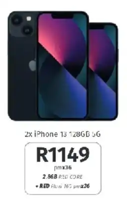 Vodacom iPhone 13 128GB 5G offer