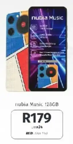 Vodacom nubia Music 128GB offer