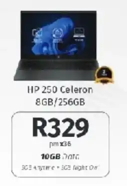 Vodacom HP 250 Celeron 8GB/256GB offer