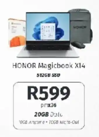 Vodacom HONOR Magicbook X14 offer