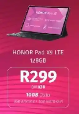 Vodacom HONOR Pad X9 LTE 128GB offer