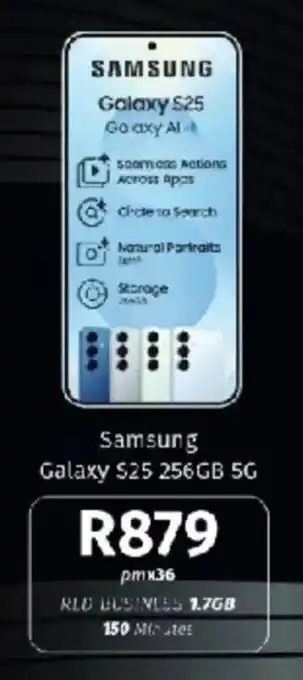 Vodacom Samsung Galaxy S25 256GB 5G offer