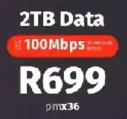 Vodacom 2TB Data offer