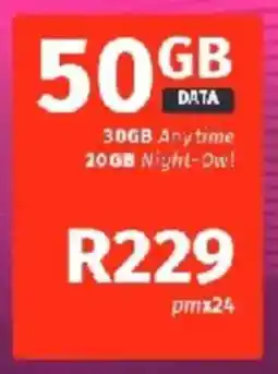 Vodacom 50GB DATA offer