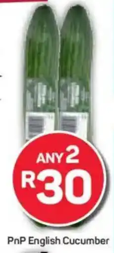 Pick n Pay PnP English Cucumber offer