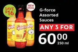 Oxford Freshmarket G-force Assorted Sauces offer