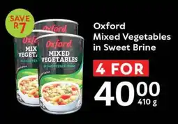 Oxford Freshmarket Oxford Mixed Vegetables in Sweet Brine offer