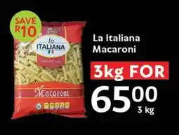 Oxford Freshmarket La Italiana Macaroni offer