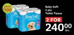 Oxford Freshmarket Baby Soft 2 ply Toilet Tissue offer