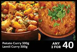 Oxford Freshmarket Potato Curry, Lentil Curry offer