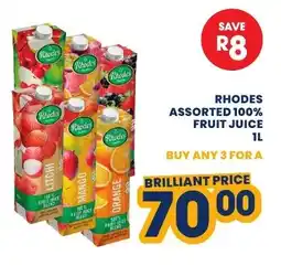 Econo Foods Rhodes assorted 100% fruit juice offer