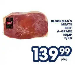 Econo Foods Blockman's meats beef a-grade rump offer