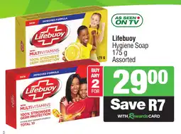 Spar Savemor Lifebuoy Hygiene Soap Assorted offer